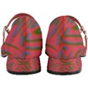 Pattern Saying Wavy Women s Mary Jane Shoes View4