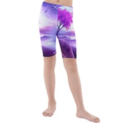 Fantasy World Kids  Mid Length Swim Shorts by Ndabl3x