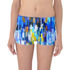 Color Colors Abstract Colorful Boyleg Bikini Bottoms by Sarkoni