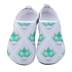 Plant Pattern Green Leaf Flora Kids  Sock-style Water Shoes by Sarkoni