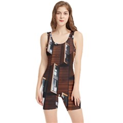 Abstract Architecture Building Business Women s Wrestling Singlet by Amaryn4rt