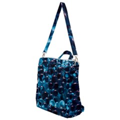 Blue Abstract Balls Spheres Crossbody Backpack by Amaryn4rt