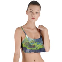 Cartoon Network Mountains Landscapes Seas Illustrations Adventure Time Rivers Layered Top Bikini Top  by Sarkoni