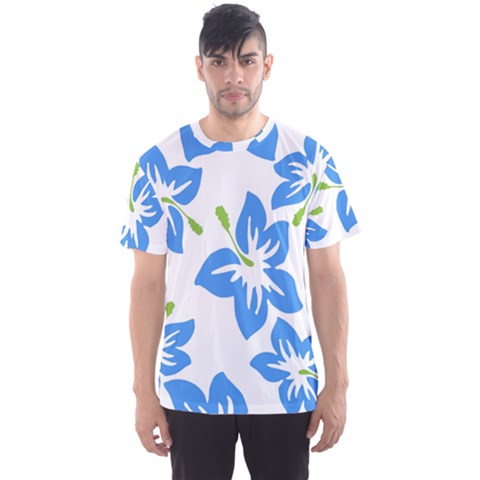 Hibiscus Wallpaper Flowers Floral Men s Sport Mesh T-shirt by Pakjumat