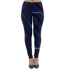 Glass Scifi Violet Ultraviolet Lightweight Velour Leggings by Pakjumat