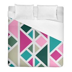 Pattern Geometric Decor Backdrop Duvet Cover (full/ Double Size) by Modalart