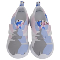 Achievement Success Mountain Clouds Kids  Velcro No Lace Shoes by Modalart