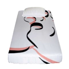 Feet Toes Foot Barefoot Footprint Fitted Sheet (single Size) by Modalart