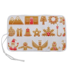 Gingerbread Food Snack Seasonal Pen Storage Case (l) by Modalart