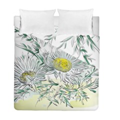 Thistle Alpine Flower Flower Plant Duvet Cover Double Side (full/ Double Size) by Modalart