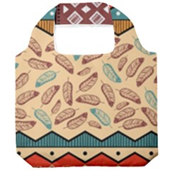 Ethnic-tribal-pattern-background Foldable Grocery Recycle Bag by Apen