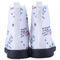 Abstract Fashion Background Suitable Fabric Printing Women s High-Top Canvas Sneakers View4