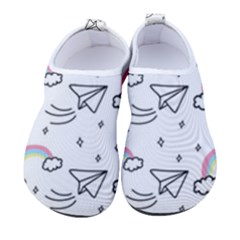 Cute Art Print Pattern Kids  Sock-style Water Shoes by Ndabl3x