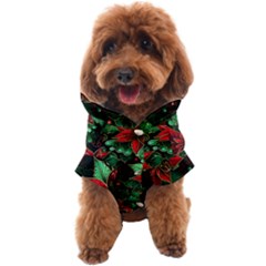 Flower Floral Pattern Christmas Dog Coat by Ravend