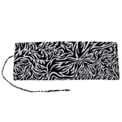 Flames Fire Pattern Digital Art Roll Up Canvas Pencil Holder (s) by Ravend