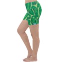 Golf Course Par Golf Course Green Lightweight Velour Yoga Shorts View2