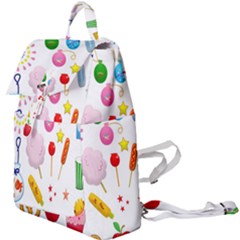 Summer Fair Food Goldfish Buckle Everyday Backpack by Ravend