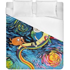 Adventure Time Art Starry Night Van Gogh Duvet Cover (california King Size) by Modalart