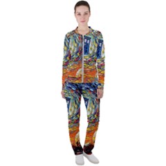 Tardis Starry Night Doctor Who Van Gogh Parody Casual Jacket And Pants Set by Modalart