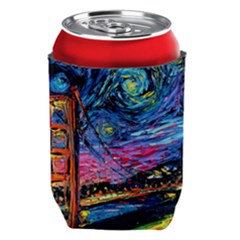 Golden Gate Bridge Starry Night Vincent Van Gogh Can Holder by Modalart