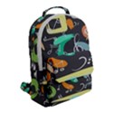 Repetition Seamless Child Sketch Flap Pocket Backpack (Small) View2