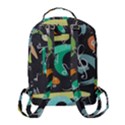 Repetition Seamless Child Sketch Flap Pocket Backpack (Small) View3