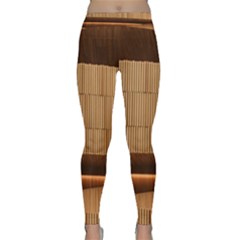 Architecture Art Boxes Brown Classic Yoga Leggings by Amaryn4rt