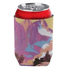 Pink Mountains Grand Canyon Psychedelic Mountain Can Holder by Modalart