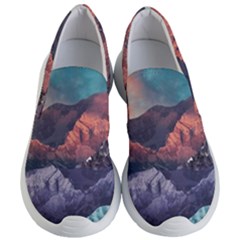 Adventure Psychedelic Mountain Women s Lightweight Slip Ons by Modalart