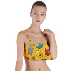 Graffiti Characters Seamless Ornament Layered Top Bikini Top  by Bedest