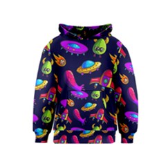 Space Pattern Kids  Pullover Hoodie by Bedest