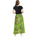 Seamless Pattern With Kids Maxi Chiffon Skirt View2