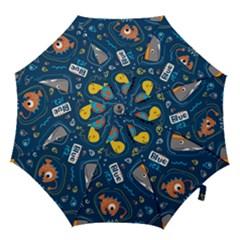 Seamless Pattern Vector Submarine With Sea Animals Cartoon Hook Handle Umbrellas (large) by Bedest