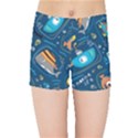 Seamless Pattern Vector Submarine With Sea Animals Cartoon Kids  Sports Shorts View1