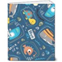 Seamless Pattern Vector Submarine With Sea Animals Cartoon 8  x 10  Softcover Notebook View1