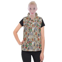 Tattoo Pattern Women s Button Up Vest by Bedest