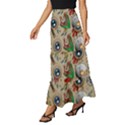 Tattoo Pattern Tiered Ruffle Maxi Skirt View2