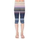 Horizontal Line Strokes Color Lines Kids  Capri Leggings  View1