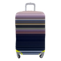 Horizontal Line Strokes Color Lines Luggage Cover (small) by Pakjumat