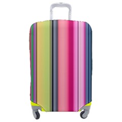 Pastel Colors Striped Pattern Luggage Cover (medium) by Pakjumat