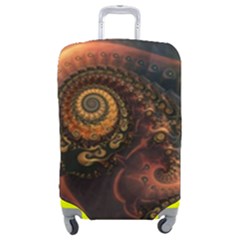 Paisley Abstract Fabric Pattern Floral Art Design Flower Luggage Cover (medium) by Pakjumat