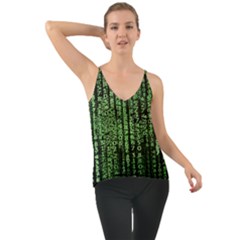 Matrix Technology Tech Data Digital Network Chiffon Cami by Pakjumat