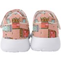 Cute Kawaii Food Seamless Pattern Men s Velcro Strap Shoes View4