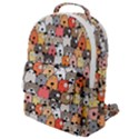 Cute Dog Seamless Pattern Background Flap Pocket Backpack (Small) View1