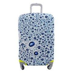 Drop Water Background Macro Splash Rain Drink Luggage Cover (small) by Pakjumat