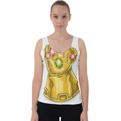 The Infinity Gauntlet Thanos Velvet Tank Top by Maspions