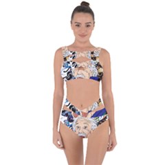 Albert Einstein Physicist Bandaged Up Bikini Set  by Maspions