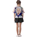 Albert Einstein Physicist Kids  V-Neck Horn Sleeve Blouse View2