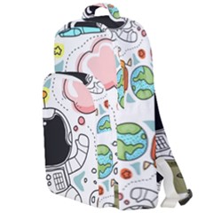 Sketch Cute Child Funny Double Compartment Backpack by Hannah976