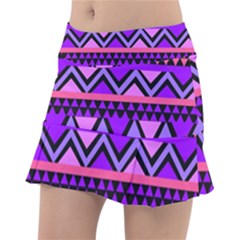 Seamless Purple Pink Pattern Classic Tennis Skirt by Hannah976